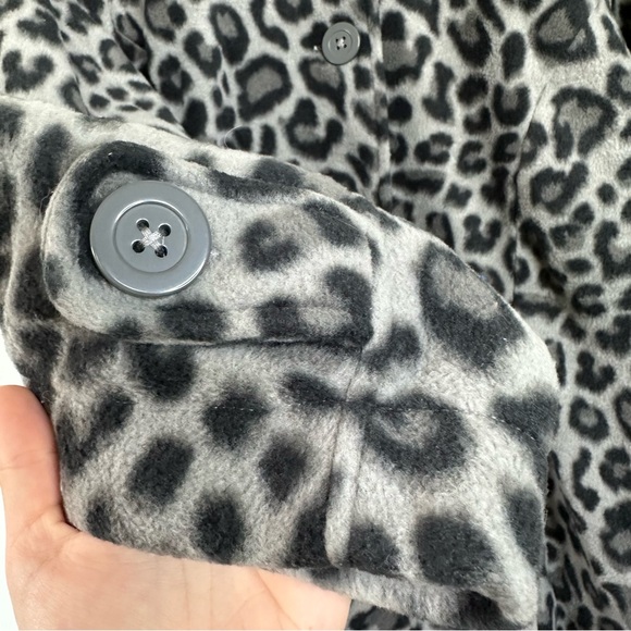 Roaman’s Animal Print Fleece Jacket - Picture 3 of 7